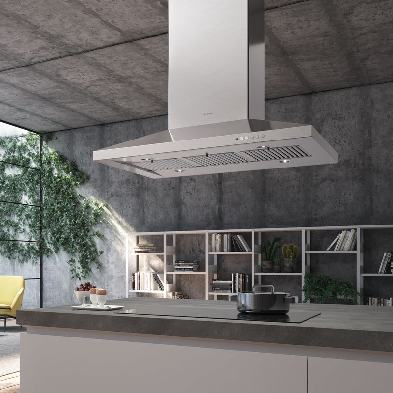 Modern kitchen featuring dama isolo range
