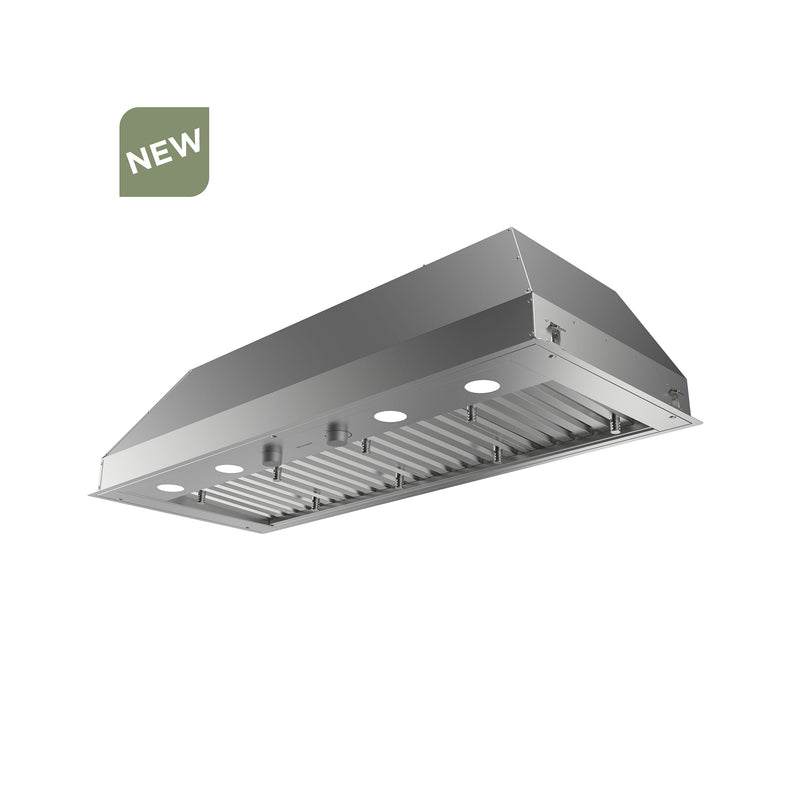 Inca Pro Plus 48" x 19" Range Hood Insert, Stainless Steel, 1200 CFM