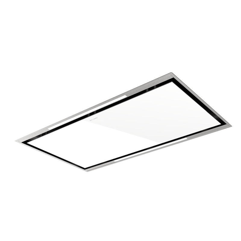 Faber Stratus Ceiling Range Hood in white