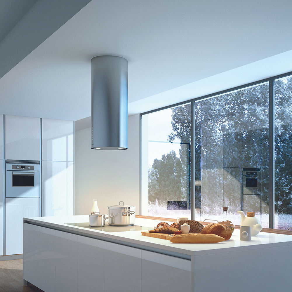 Faber Cylindra Isola Island Mount Range Hood - Thumbnail 4