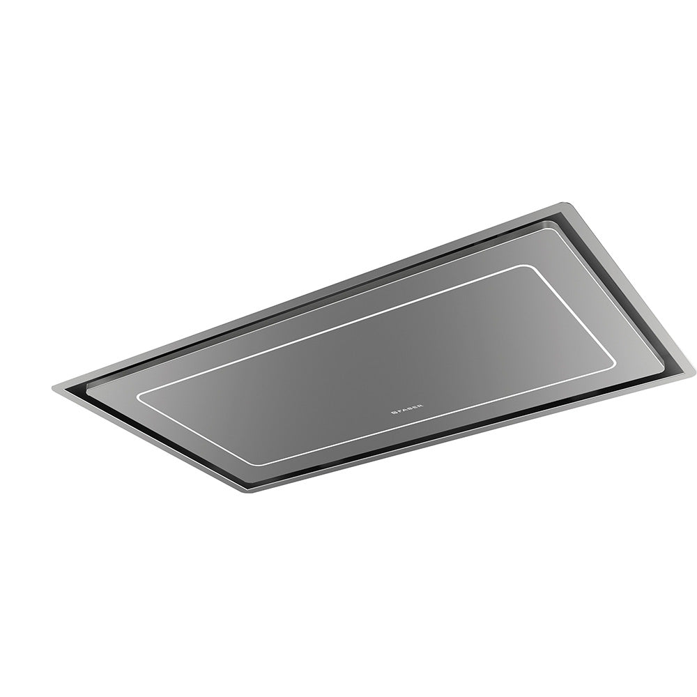 High light 36 ceiling range hood stainless steel